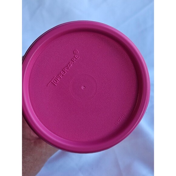 TUPPERWARE New MODULAR MATES 2 PIECES ROUND Containers PINK - Picture 4 of 6
